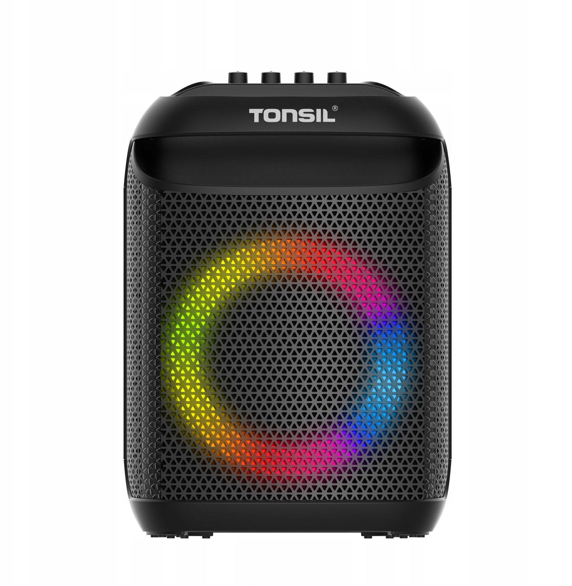 Altoparlant portativ Tonsil PartyDance 800, Bluetooth, Karaoke, me drita LED