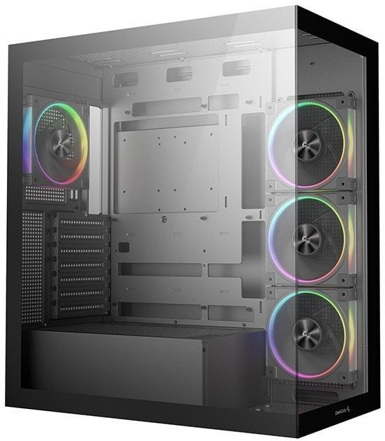 Куќиште PC Deepcool CG580 4F V2, MIDI ATX, калено стакло, црно