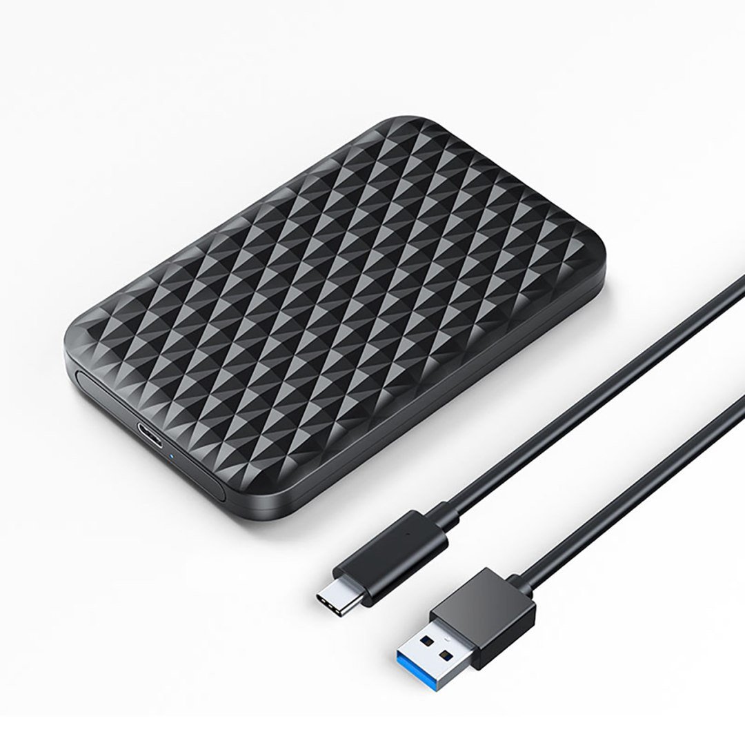 Enkllozë për disk Orico 2520C3 V1, 2.5" SATA, USB C 5Gbps, e zezë