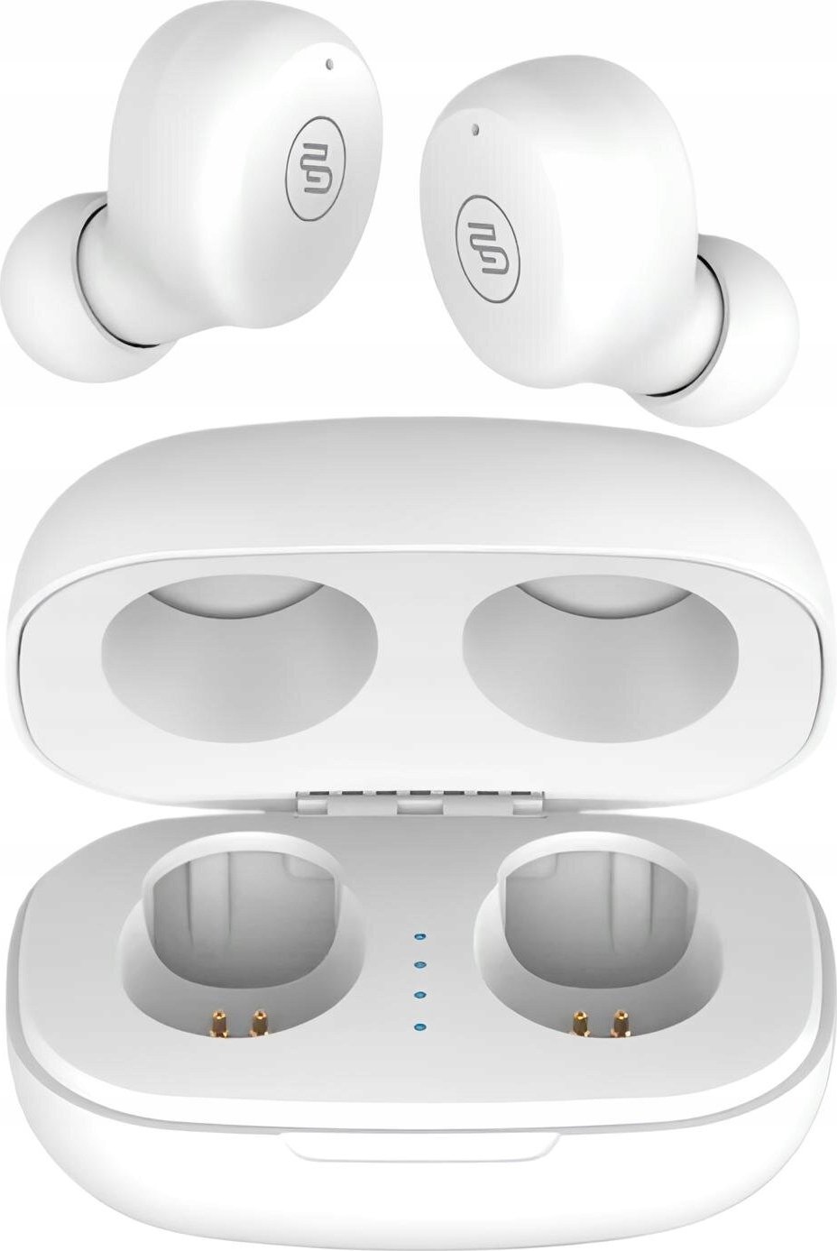 Kufje wireless GoGEN TWS CREW Evo 2, Bluetooth 5.3, IPX4, të bardha