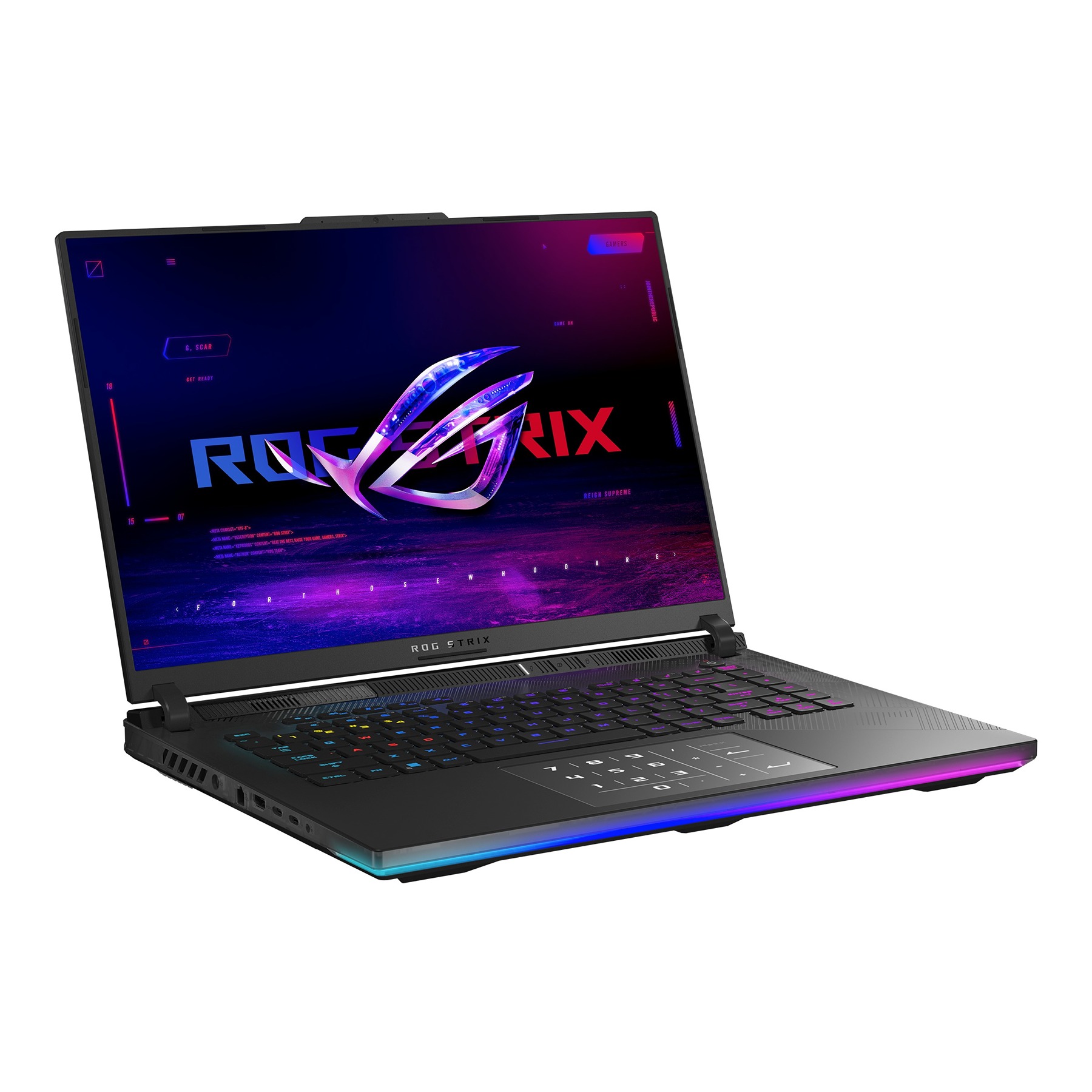 Laptop ASUS ROG Strix SCAR 16, G634JYR, i9-14900HX, 16", 2560x1600, 32GB, 2TB SSD, RTX 4090, Win 11 Home, i zi