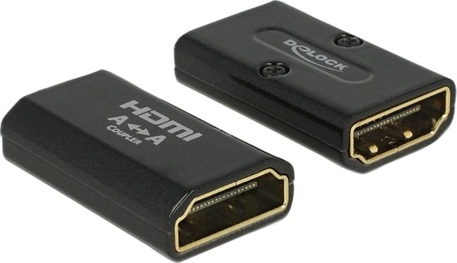 Përshtatës Delock HDMI - HDMI, i zi