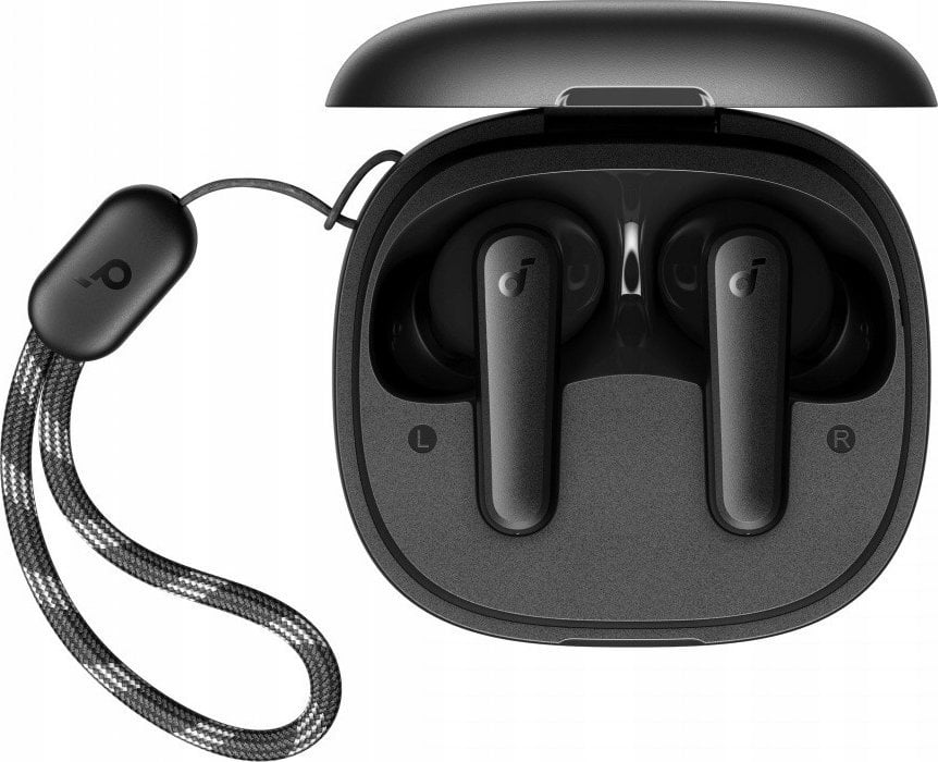 Kufje pa tela Anker Soundcore R50i, Bluetooth, me kuti karikimi, të zeza