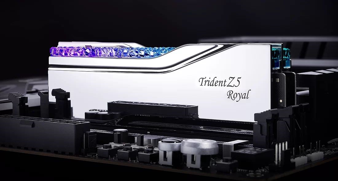 Memorie G.SKILL Trident Z5 Royal Neo, 32GB DDR5, 6000MHz, e argjendtë