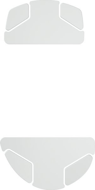 Skate për maus Glorious PC Gaming Race G Skates Model D Minus, 0.81mm, e bardhë