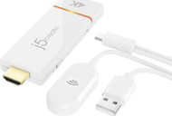 Adapter wireless për ekran J5create ScreenCast 4K, HDMI, Miracast AirPlay Chromecast, i zi