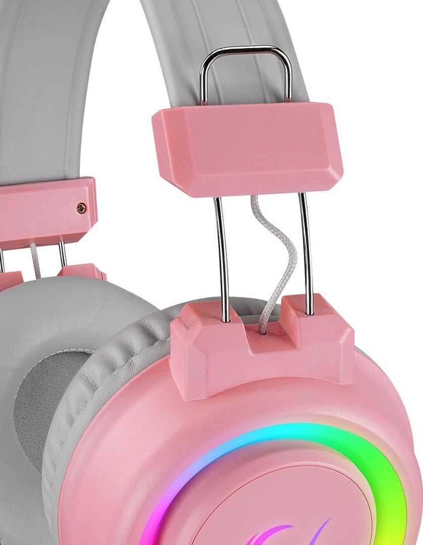 Kufje Rampage Alquist SN-R10, 7.1 Surround, RGB, rozë