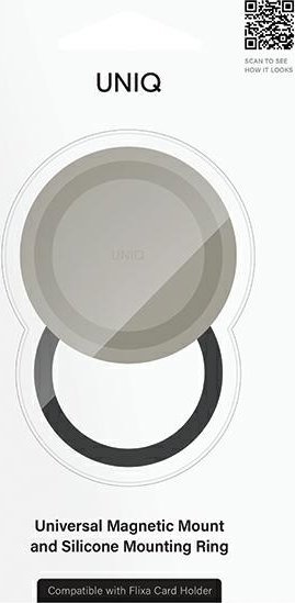 Bazë magnetike Uniq Flixa, për montim telefoni, gri
