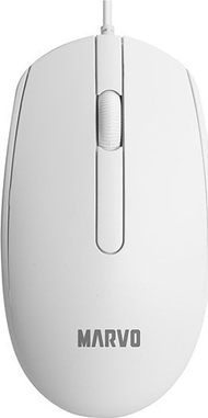 Mi kompjuteri Marvo MS003, me kabllo, 1000DPI, i bardhë