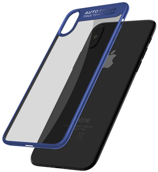 Mbrojtëse Mcdodo Clear për iPhone X/Xs, i kaltër