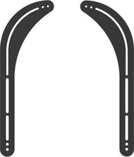 Mbajtëse soundbar Vivolink VLMSB3270, për televizor, deri 15 kg, e zezë