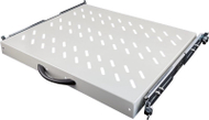 Rafte rrëshqitës për kabinet 19" ALANTEC, 1U, 570 mm, gri