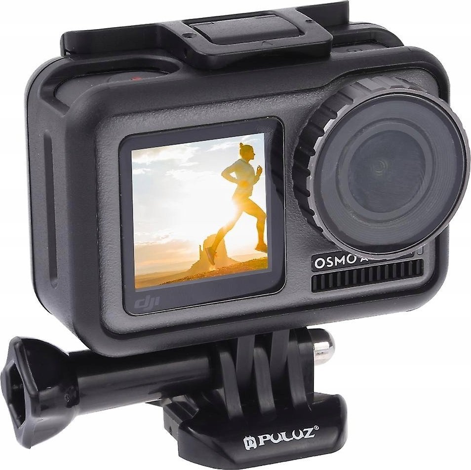 Kornizë montimi Puluz Frame Housing, për DJI Osmo Action, plastike, e zezë