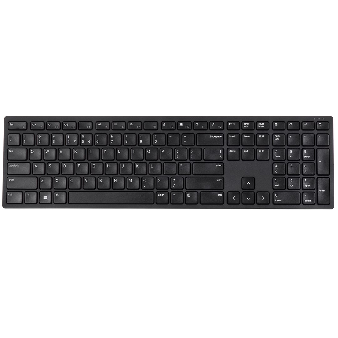 Set tastierë dhe maus Dell KM5221W, Wireless, 2.4 GHz, 1600 dpi, e zezë