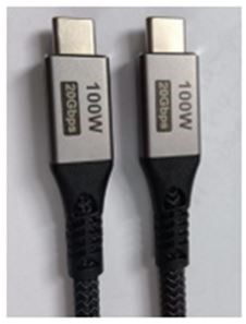 Kabllo premium Gembird USB 3.2 100W USB-C Power Delivery, 1.5m, e zezë