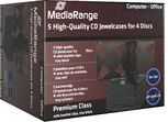 Kuti optike MediaRange BOX34-4, jewel case për 4 disqe, e zezë