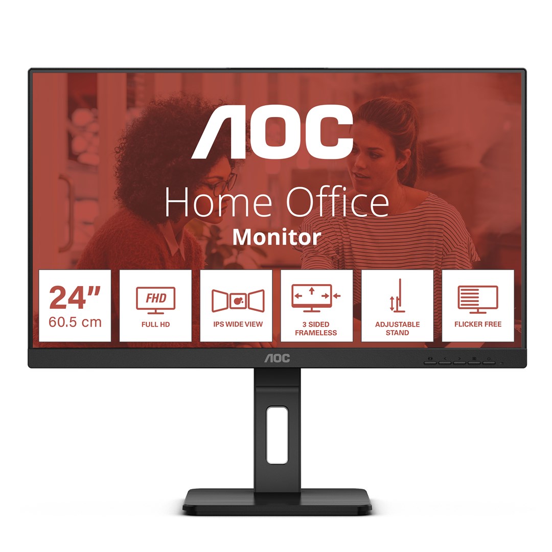 Монитор AOC E3 24E3QAF, 24", 1920 x 1080, 75 Hz, i zi