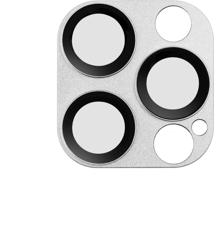 Xham mbrojtës COTEetCI për kamerën e Apple iPhone 12 Pro Max, argjendtë