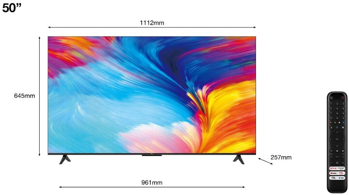 Televizor TCL 50P635, 50" (126cm), 4K UHD, i zi