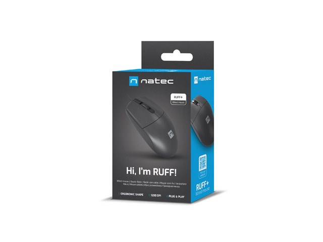 Maus Natec Ruff Plus, USB Type-A, i zi