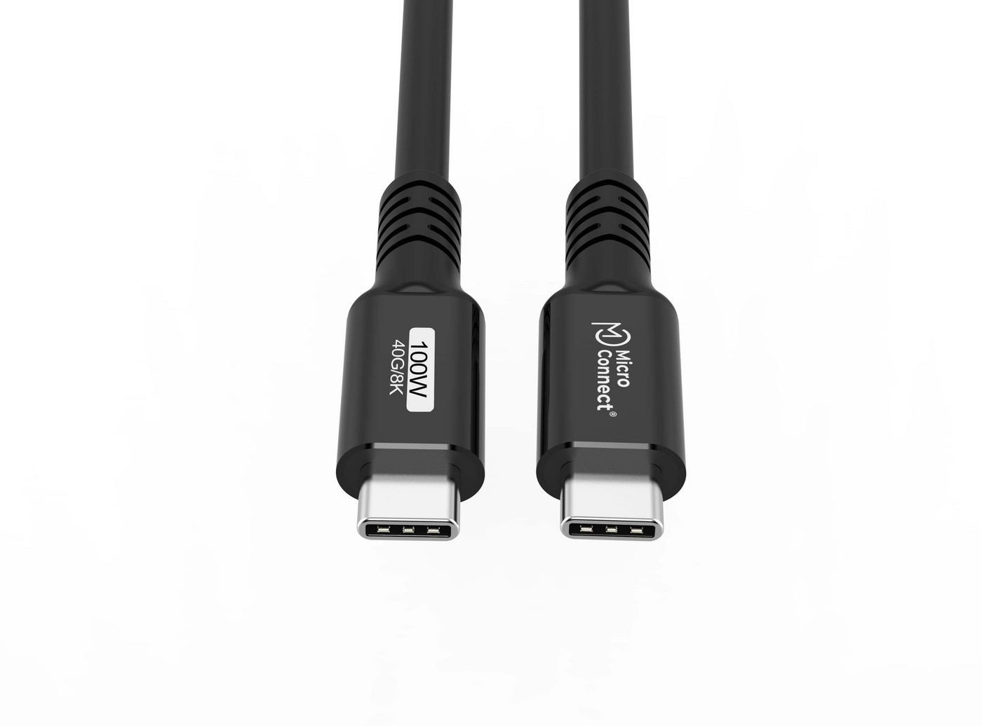 Kabllo USB Microconnect USB4CC3, USB4 Gen 3x2, 3m, USB C, e zezë