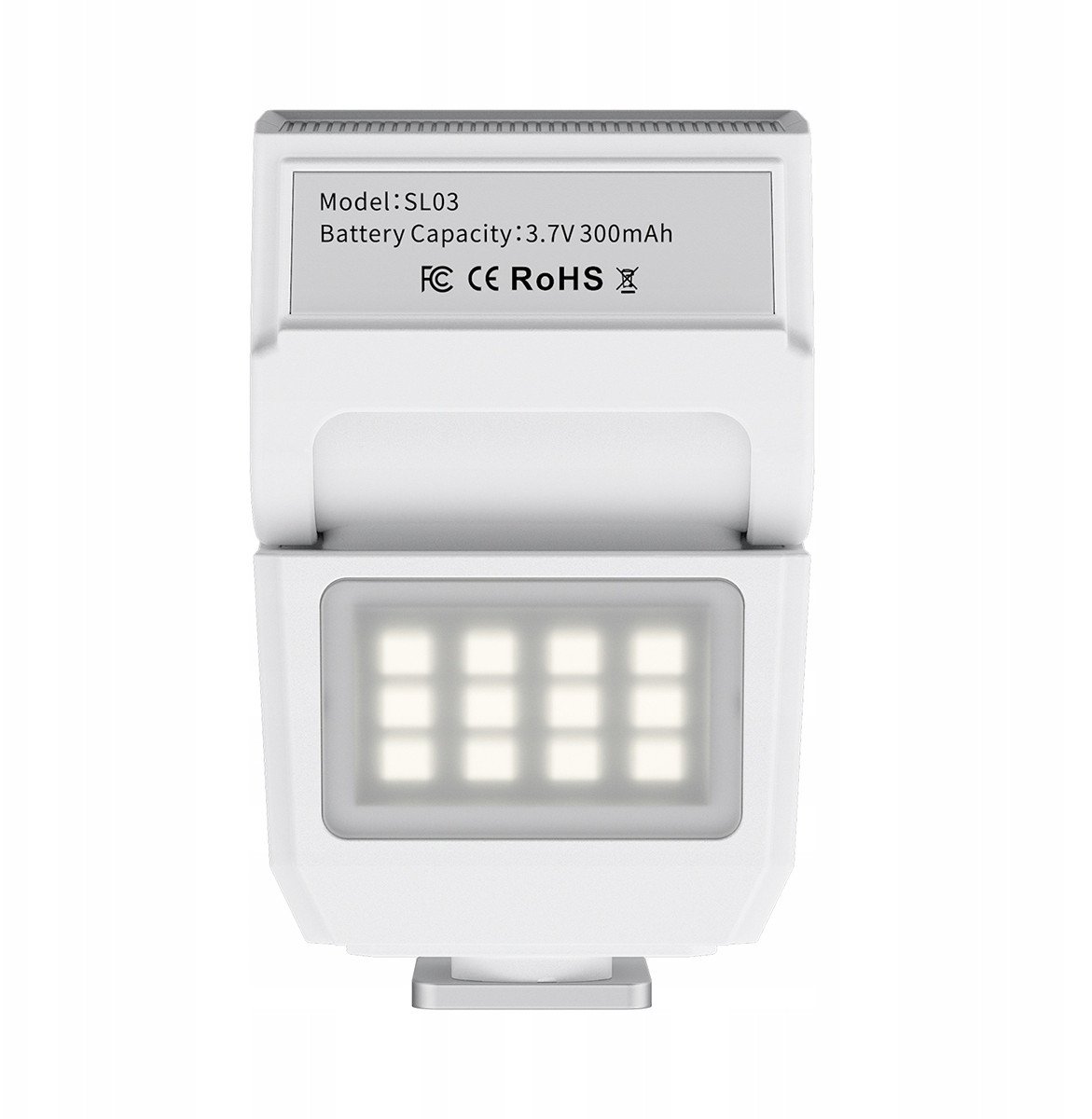 Dritë e vazhdueshme për kamerë Ulanzi SL03 Spark Lite, kompakte, e bardhë