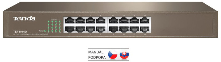 Switch Tenda TEF1016D