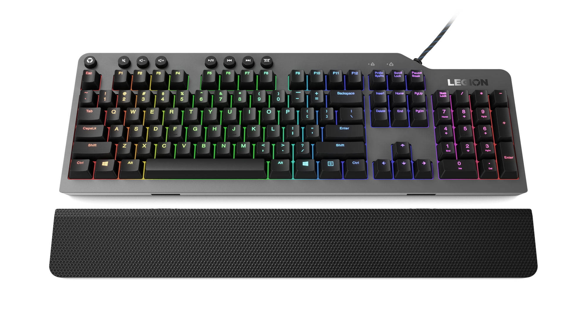 Tastierë Lenovo Legion K500 RGB Mechanical, me kabllo, e zezë