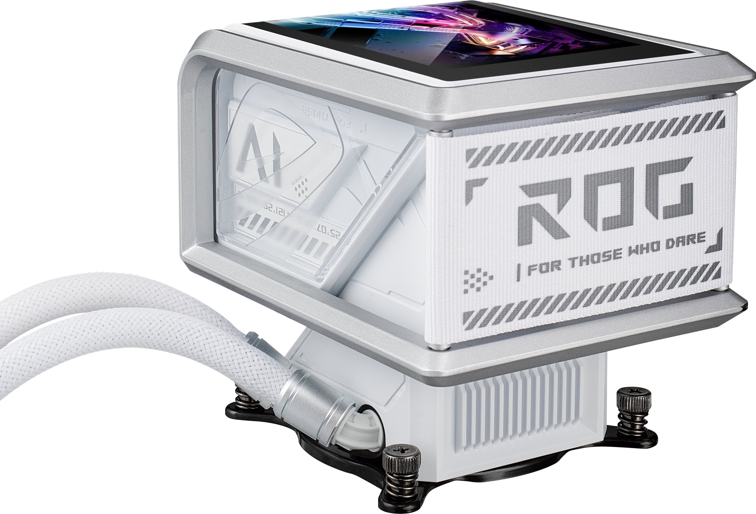 Ладилник за вода за процесор ASUS ROG Ryuo IV 360 ARGB, AIO, бел