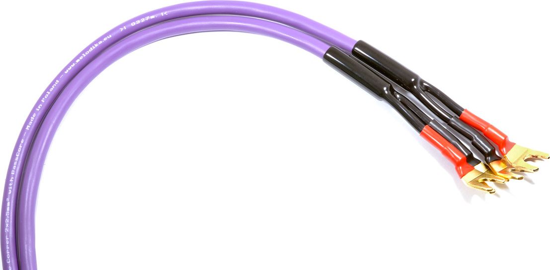 Kabllo audio Melodika 2x Fork, 6m, vjollcë