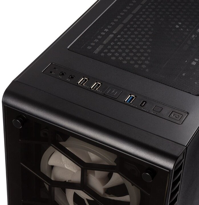 Kasë Kolink Observatory RGB Midi-Tower Tempered Glass, e zezë