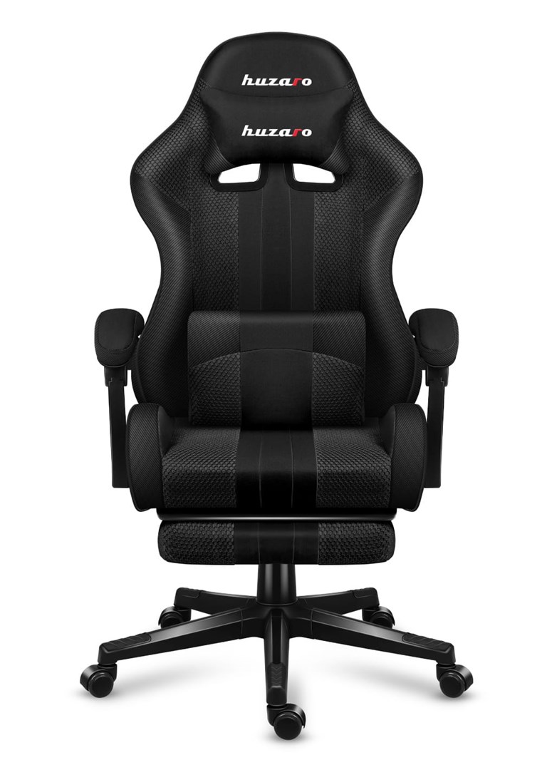 Karrige lojërash Huzaro Force 4.7 Carbon Mesh, e zezë 