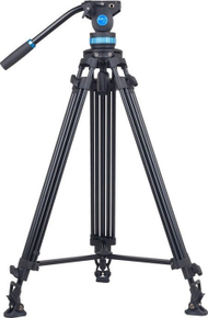Tripod për video Sirui SH-25, lartësi 91-190 cm, kapacitet 10 kg, i zi