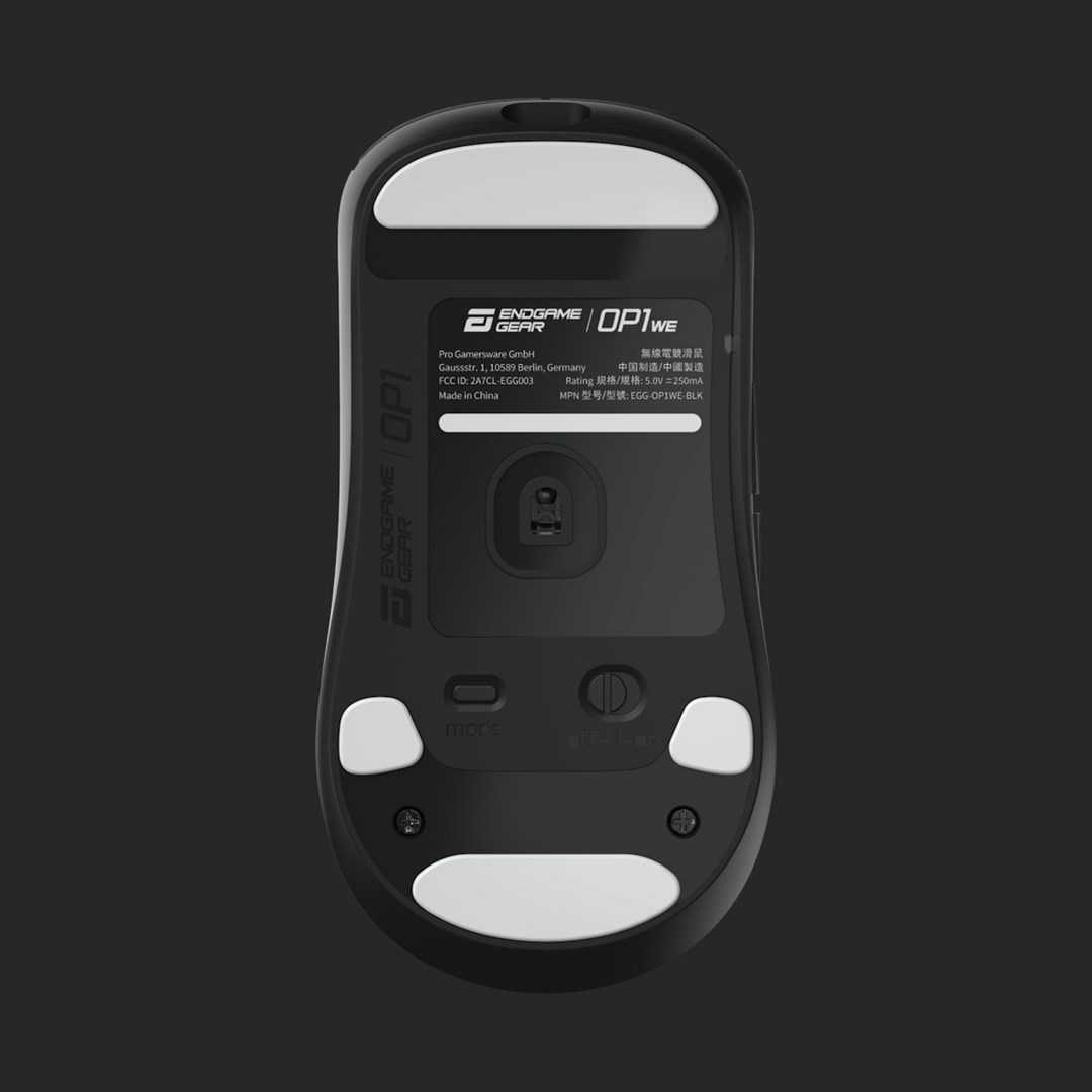 Гејминг глушец Endgame Gear OP1we безжичен, црн