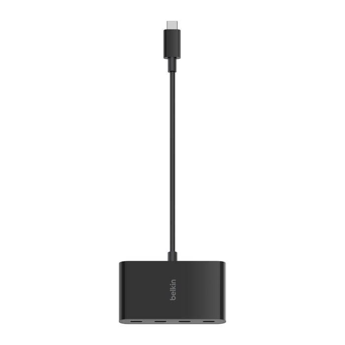 Док станица поврзувач USB-C Belkin Connect, 4 порти, 10Gbps, црна