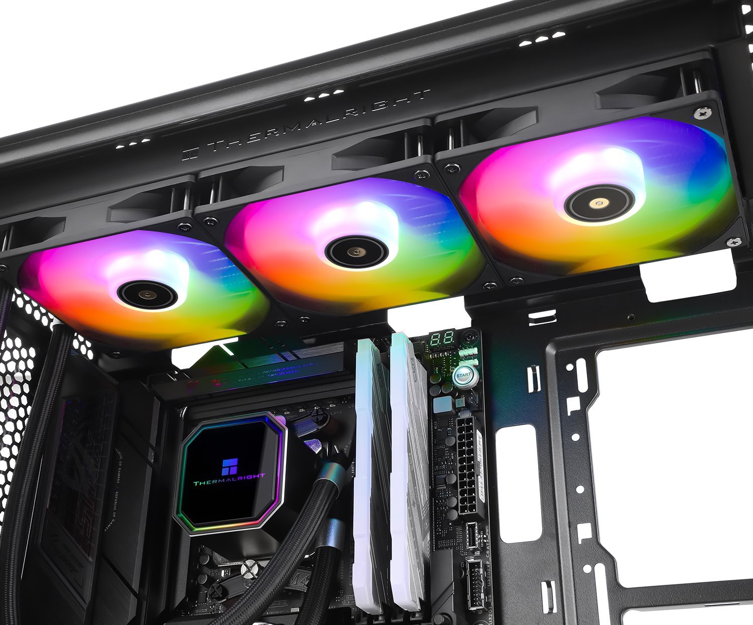 Ftohës CPU Thermalright Frozen Prism ARGB, radiator 360mm, ARGB, i zi