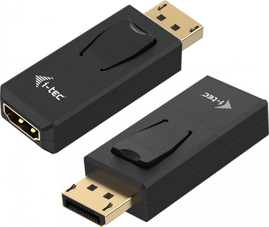Adaptor DisplayPort në HDMI I-TEC Passive, 4K 30Hz, i zi