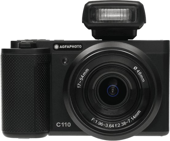 Kamerë kompakte AgfaPhoto Realishot C110, 24MP, video 4K, e zezë