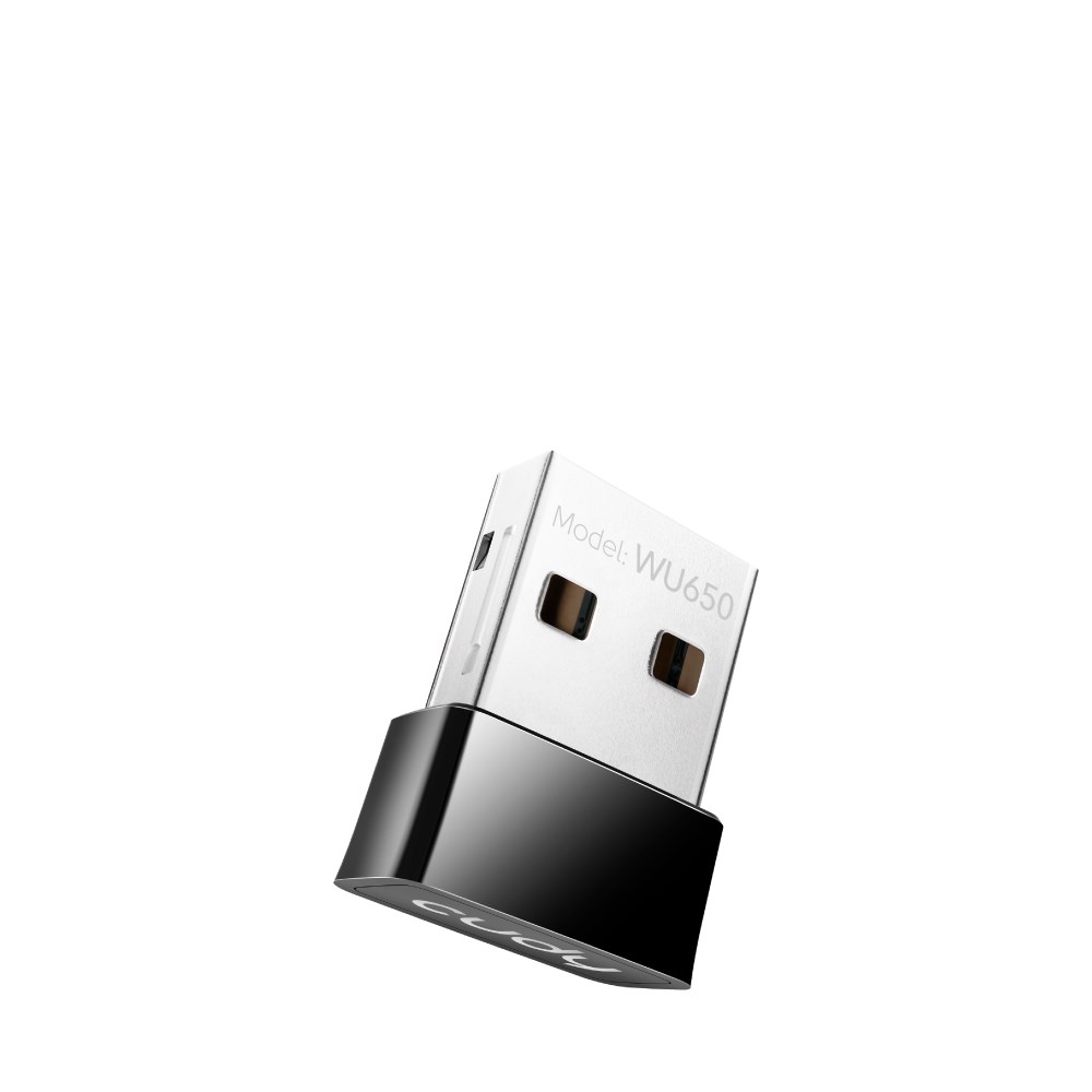 Përshtatës Wi-Fi Cudy WU650, Dual-Band, USB, i zi