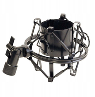 Shock mount për mikrofon Model 2010, izolim i lartë, i zi
