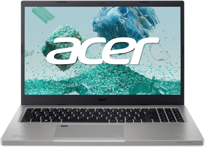 Laptop Acer Aspire Vero – GREEN PC (AV15-52), 15.6 ", Intel Core i7, 16GB RAM, 1024GB SSD, Intel Iris Xe Graphics, gri