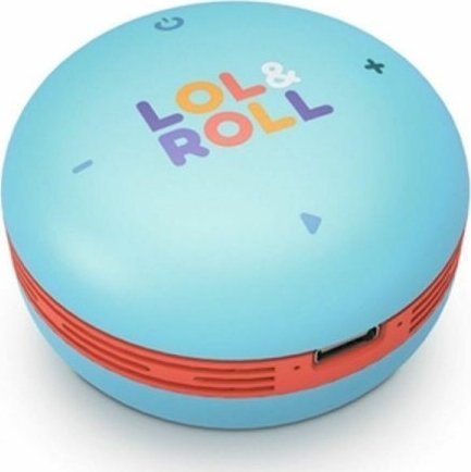 Altoparlant portativ Energy Sistem Lol&Roll Pop Kids, Bluetooth, 5 W, 500 mAh, i kaltër