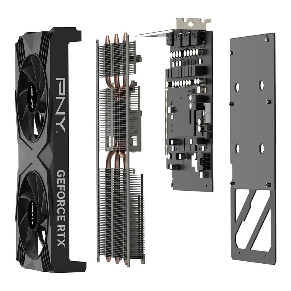 Kartelë grafike PNY GeForce RTX 4060 Ti Verto, 16GB GDDR6, e zezë