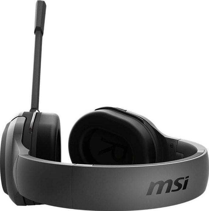 Kufje me mikrofon MSI Immerse GH50, pa kabllo, të zeza