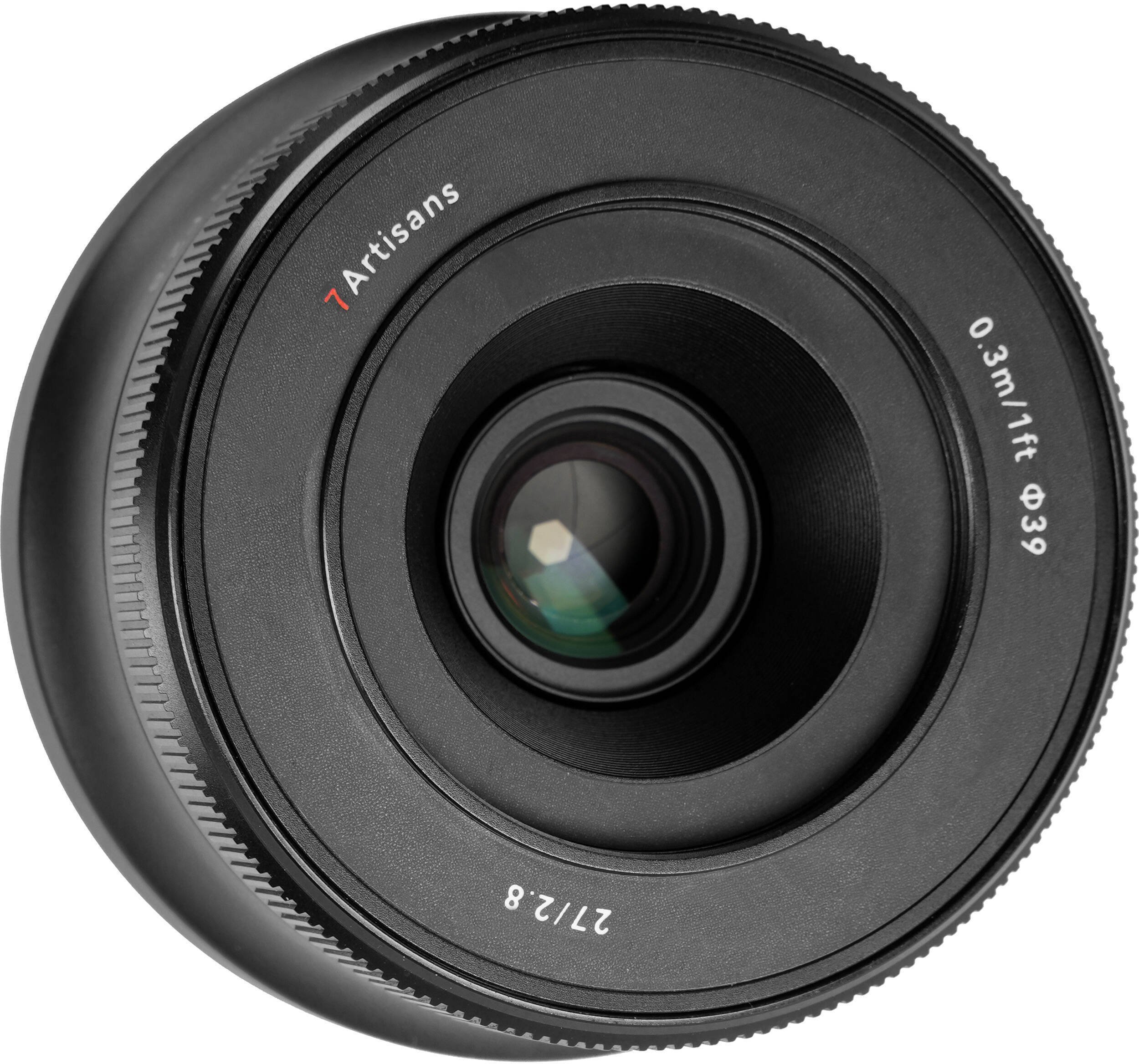 Objektiv 7artisans AF 27mm f/2.8 STM për Nikon Z, prime, i zi