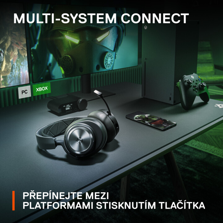 Слушалки SteelSeries Arctis Nova Pro Wireless X, црни