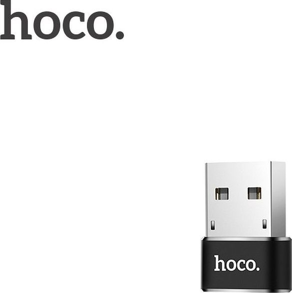 Adapter USB Hoco UA6, USB C në USB, i zi