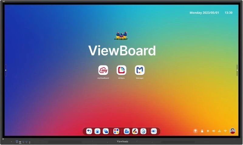 Tabelë interaktive Viewsonic IFP8634, 86", 4K, me prekje, e zezë