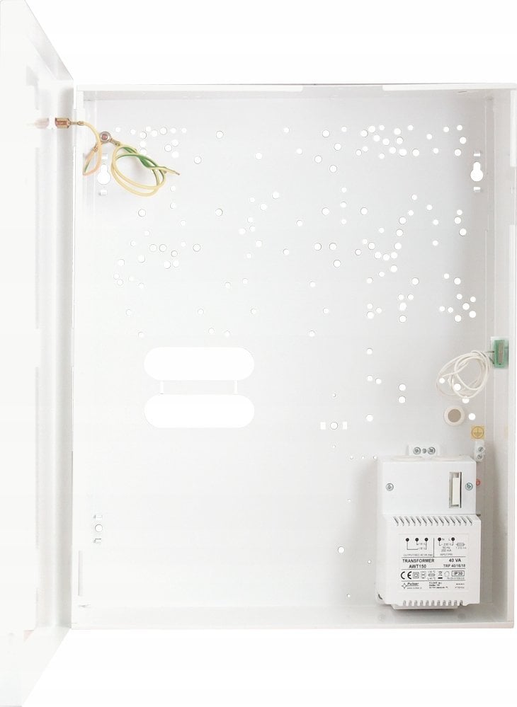 Kuti metalike alarmi Pulsar AWO200, për bateri 12V 17Ah, për montim të brendshëm, e bardhë