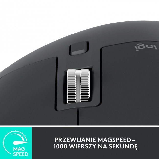 Maus Logitech MX Master 3S, 8000 Dpi, i zi